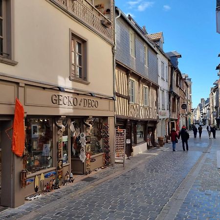 Appartamento La Vague - Breath Of Freshness In Center Of Honfleur - Free Parking 550M Esterno foto
